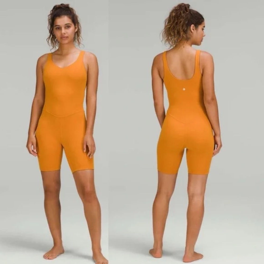 Lululemon Align Onesie 8” in Autumn Orange